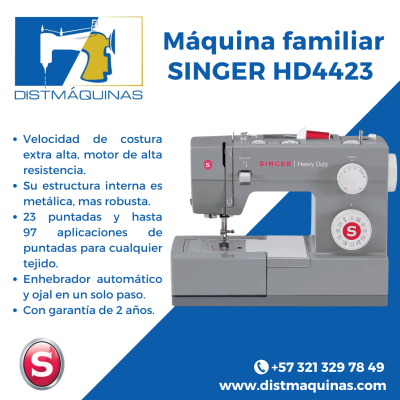 Máquina familiar SINGER HD4423