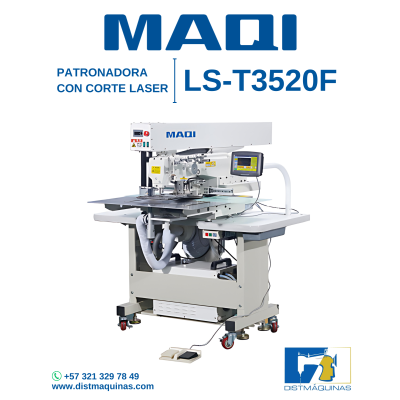 Patronadora con corte laser MAQI LS-T3520F