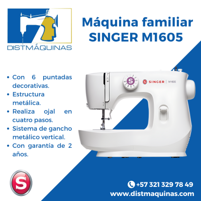 Maquina familiar Singer M1605