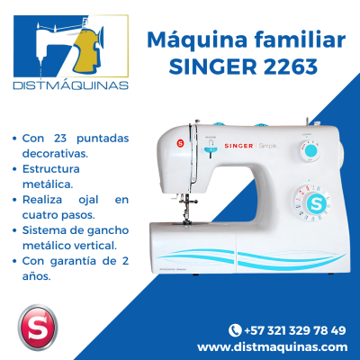 Máquina Familiar Singer 2263