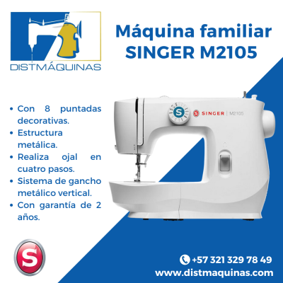 Máquina familiar Singer M2105