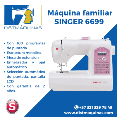 Máquina Familiar Singer 6699