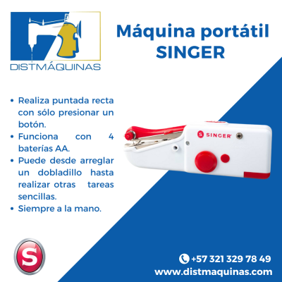 Máquina de costura manual basica SINGER